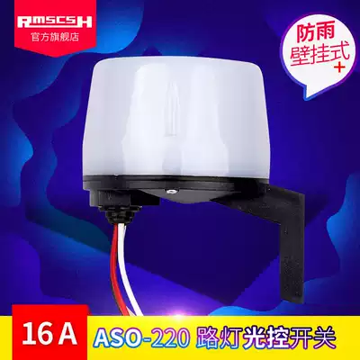 Light control switch 220V outdoor rainproof automatic night light sensor switch intelligent street light controller 10 16A