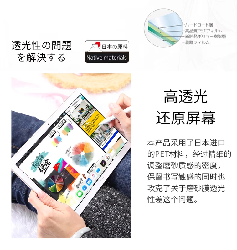 Huawei phim giấy M5 M5 phiên bản phim lớp trẻ của chữ viết tay Tablet PC 8.4 / 10.1 inch 10,8 inch Pro bảo vệ M5 phim gốc mờ m5pro toàn màn hình 8.4 inch độ bao phủ đầy sơn - Phụ kiện máy tính bảng