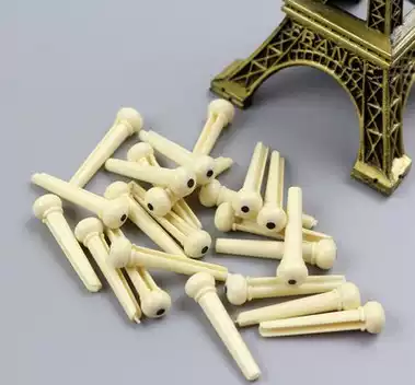 Folk guitar string nail fixed string copper cone string piano cone tail nail white black gold instrument guitar accessories