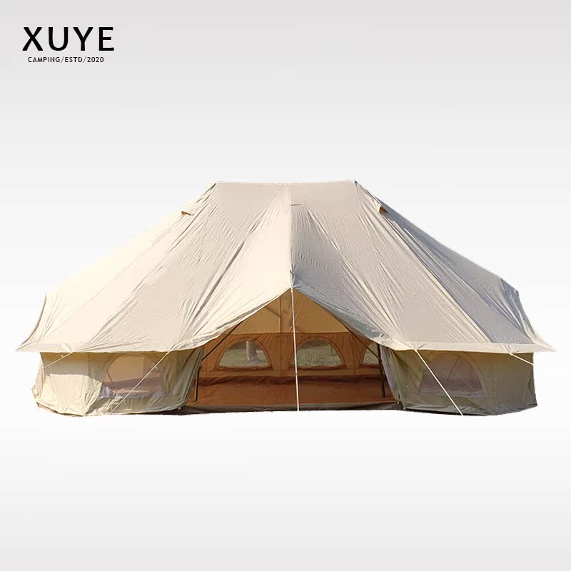 Double tent Outdoor multi-person camping summer camp Scenic area Farm camping accommodation Starry Sky luxury hotel big tent