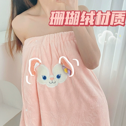 Банное полотенце, милый быстросохнущий банный халат, хорошо впитывает воду