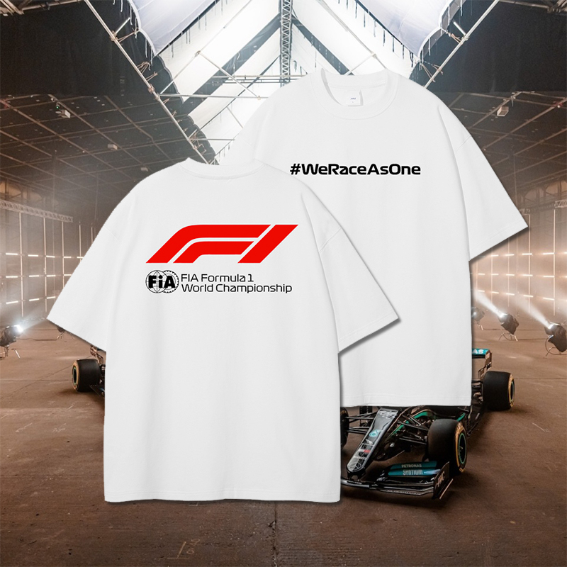 Capsule Studio World Formula One Racing F1 Fan Support Pure Cotton Casual Loose T-Shirt Trendy Capsule Studio World Formula One Racing F1 Fan Support Pure Cotton Casual Loose T-Shirt Trendy