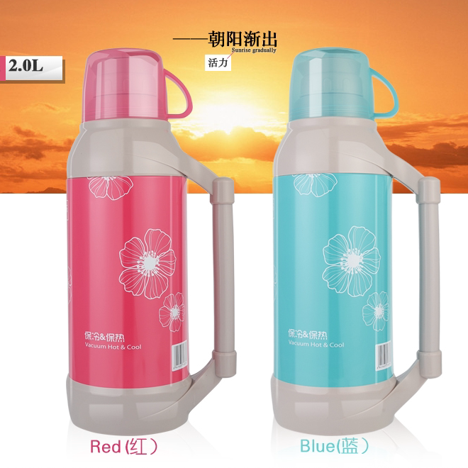 Xile 2L3 2L large capacity thermos student home insulation pot Glass timid boiling water bottle Thermos