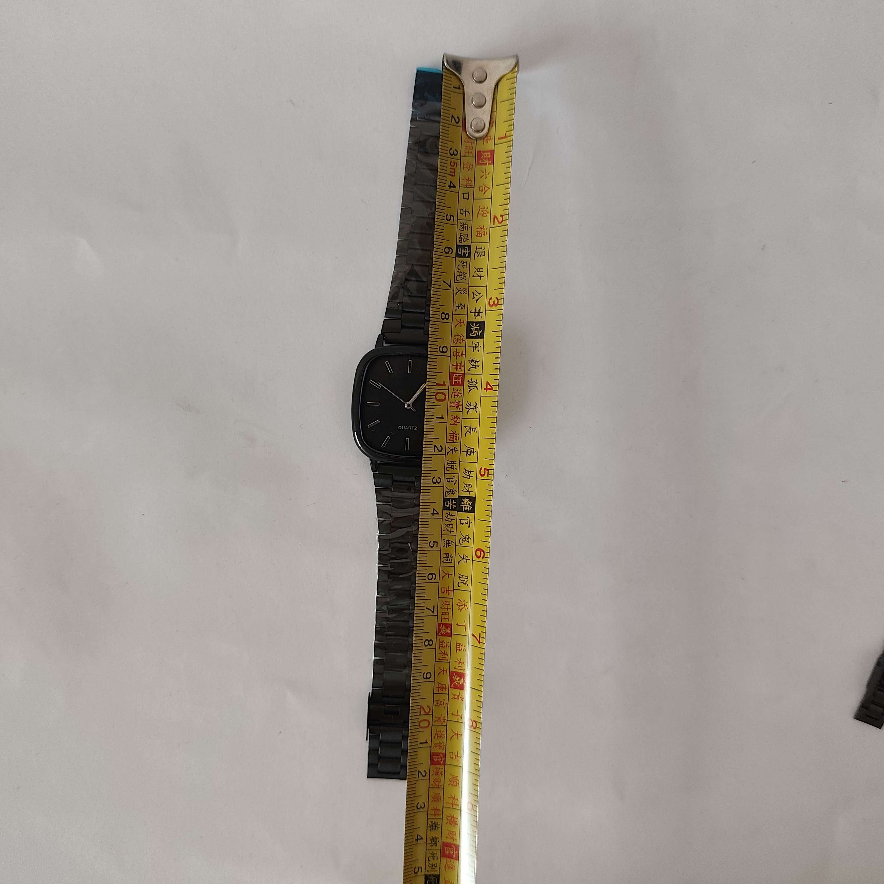 Наручные часы 中性 无品牌 情侣表带手表复古银色小方表日历高级感男女通勤手表 No brand