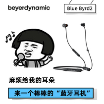 beyerdynamic 拜雅BLUE BYRD 2代颈挂入耳式蓝牙耳机运动跑步专用