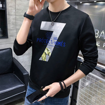 Sweater male round neck teen Korean slim spring pullover Junior high school students handsome trend fashion personality coat