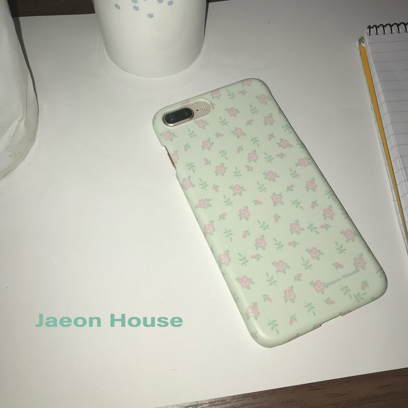 「J Series*Cake Floral Design」Film Half-Pack Frosted iPhone Case