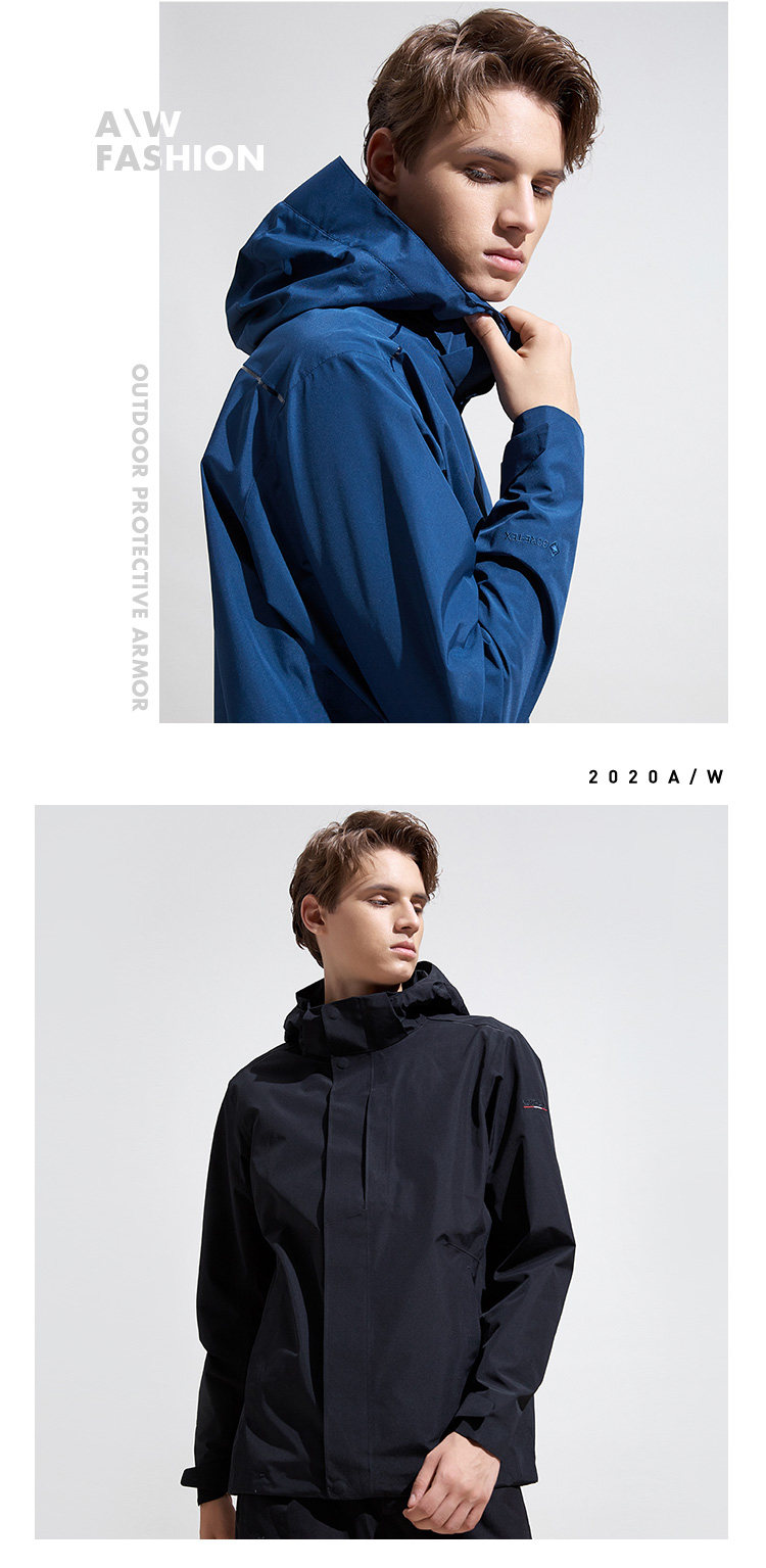 诺诗兰 男 Gore-Tex 单层冲锋衣 夹克外套 图20
