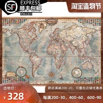 (Spot)Educa world map administrative map 4000 pieces Spain imported puzzle Renoir