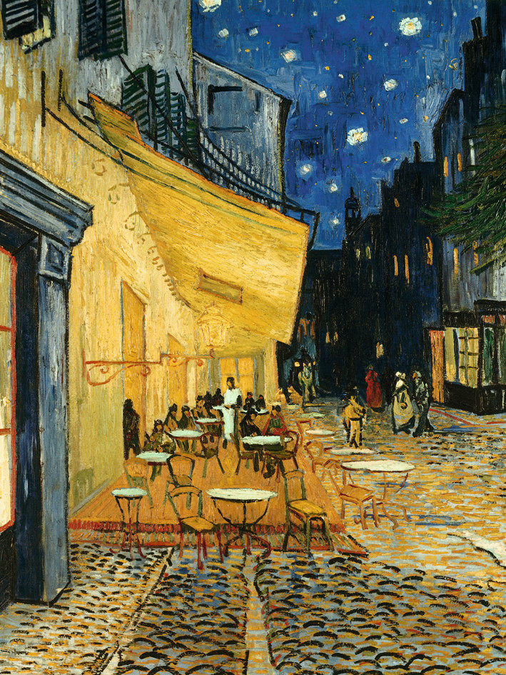 (in stock)Ravensburger cafe under the stars Van Gogh 1000 pieces of German imported puzzle