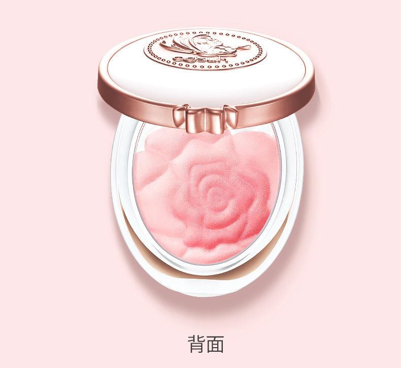 Qiao Di Shang Hui Die Love Rose Red Petals Baking Powder Baking Nổi Rouge Gao Guang Xiu Rong Powder Chính hãng má hồng mac peaches