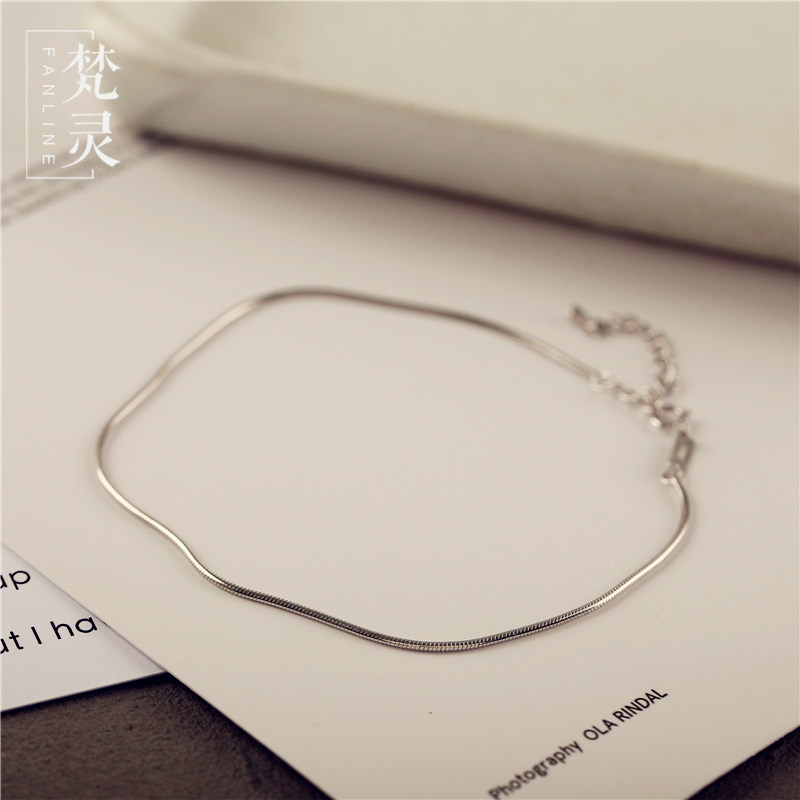 Chaine de cheville Femme en Argenterie - Ref 3102095 Image 1