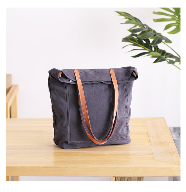 Ninetowns vải gốc nam túi xách vai Messenger túi xách nam tote túi mua sắm nữ túi dung lượng lớn thủy triều - Túi của con người túi da cá sấu