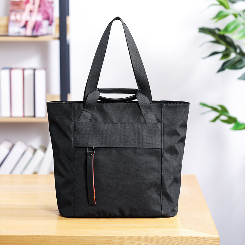 Nine Cities Good Product Hand Tote Shoulder Bag Men's Nylon Men's Commuter Computer Bag Fashion Casual Women's Tote Bag Tide