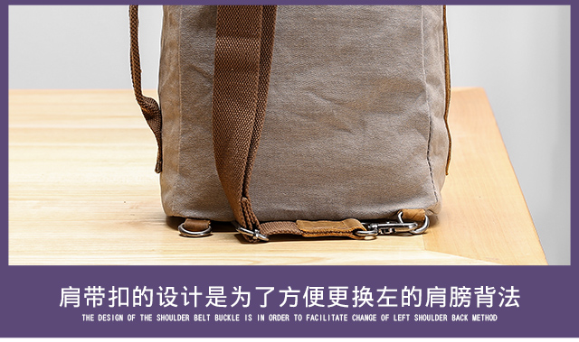 Nine City chất lượng tốt túi ngực nam vải canvas túi chéo chéo Nhật Bản công suất lớn - Túi của con người vascara túi xách