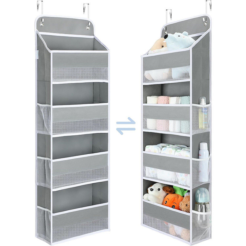 Door rear clothes containing hanging bag Dormitory Wall Hanging Objects Pocket Toilet Wall-mounted God's Pee Not Wet Finishing Racks-Taobao