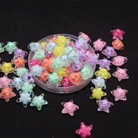 Коробка 15 мм внутренней цветной пентаграммы [около 60 штук] Смешанная линия подачи цвета