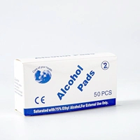 Одноразовые алкогольные хлопковые колодки [маленькая коробка]