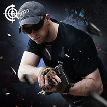 CQB summer round neck quick-drying T-shirt short sleeve tactical training T-shirt mens physical training shirt military fan clothing supplies