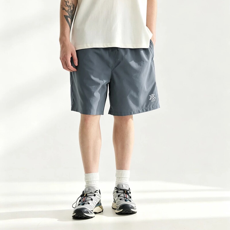 Kith Summer Outdoor Functional Water-Repellent Cross-Country Jogging Lightweight Breathable Sports Elastic Quick-Drying Shorts for Men