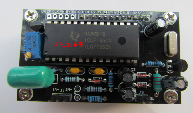 ICL7135 digital voltmeter digital display voltmeter four-bit half voltage meter with copper column fixed panel