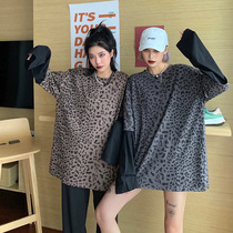 Why foam 2021 New BAO WEN fake two long sleeve T-shirt women casual loose bottoming coat ins tide