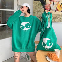 How to foam oversize2021 years new sweater female spring and autumn thin loose lazy style lovers tide ins