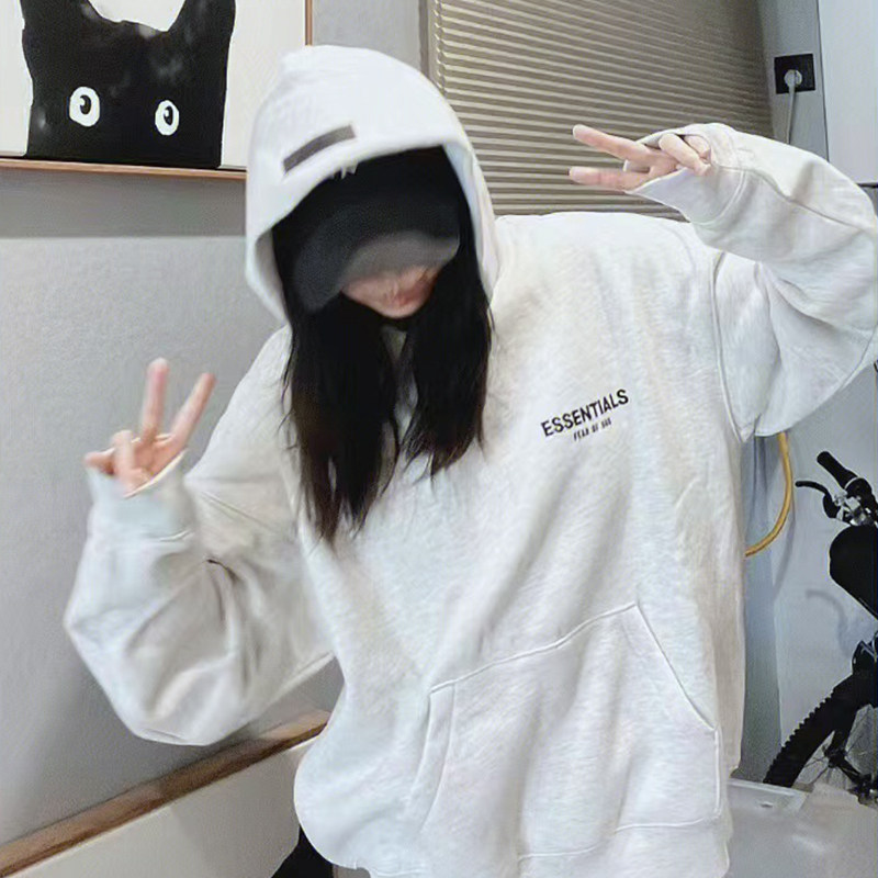 SS22连帽卫衣植绒印花秋冬男女hoodie外套美式上衣 4