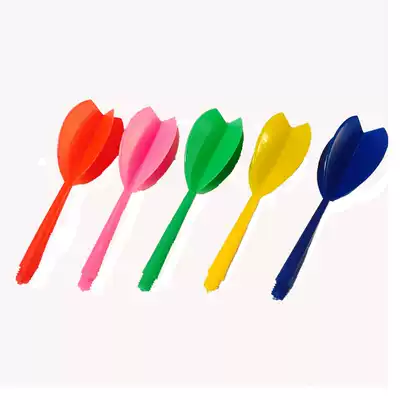 Dart accessories color plastic one-piece dart Rod resistant dart leaf one-piece flying benchmark color tail wing