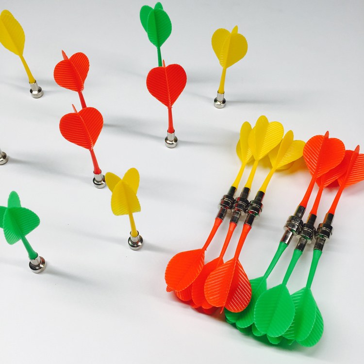 Phi tiêu đặt phi tiêu từ tính trẻ em hai bên phi tiêu lớn mục tiêu an toàn nam châm đánh dấu bay - Darts / Table football / Giải trí trong nhà phi tiêu 8 cánh