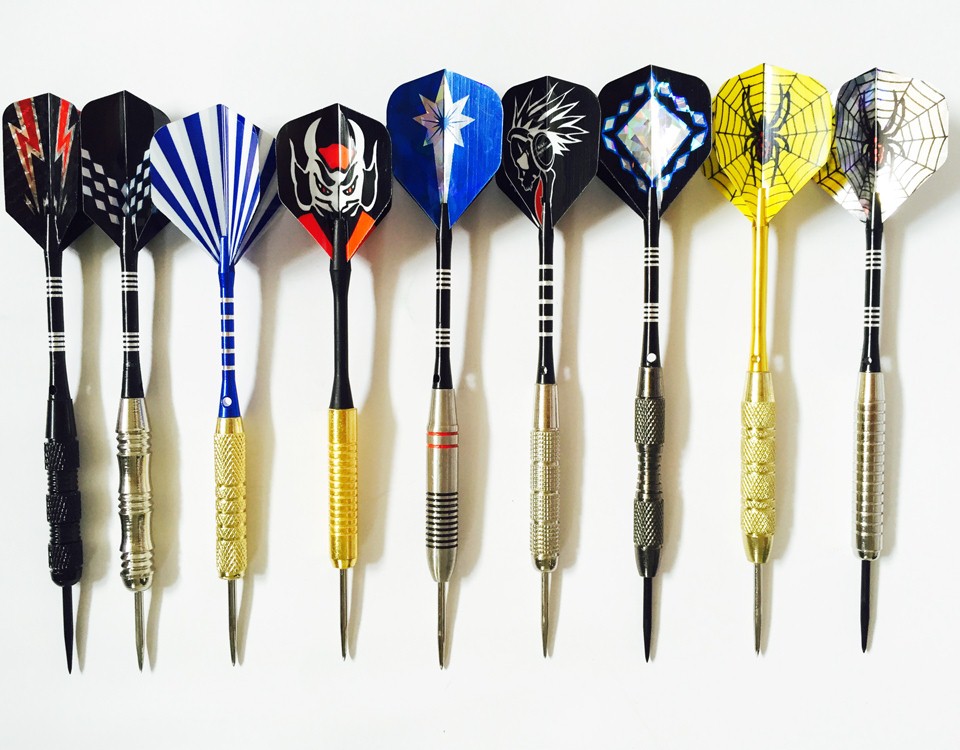 Full 6 x 18-24 g All-metal drop resistant dart needle Professional dart needle Aluminum rod flying mark