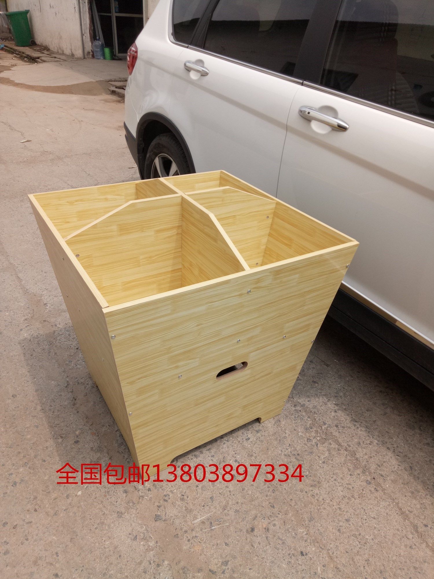 Supermarket wooden rice barrel bulk rice bucket rice bucket rice bucket rice bulk grain bulk grain cabinet bulk display shelves