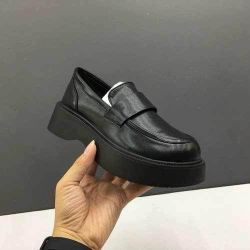 Шлем в английском стиле на платформе для отдыха, туфли, 2021 года, осенний, тренд сезона, в британском стиле