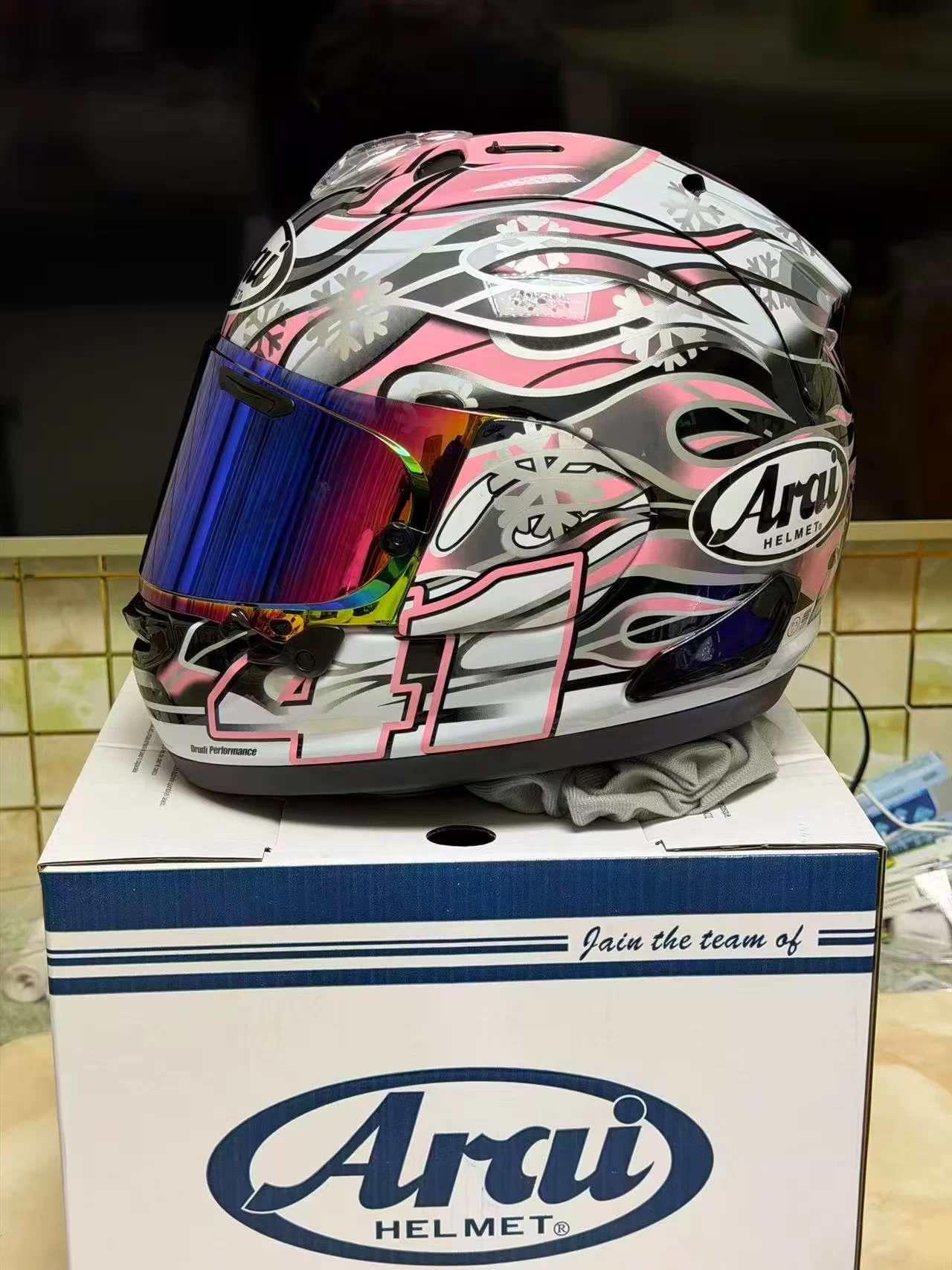 Шлем для мотоциклистов Arai Rx7x Pink Fong He Trip, безопасность, мужской и женский, универсальный для всех сезонов
