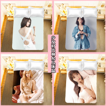 To figure custom girls  generation Lin Yoona sheets Korean goddess quilt diy photo 1 5m student quilt cover
