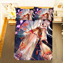 动漫手游阴阳师阿离不知火床单被套1 5宅男周边学生单人1 2被单