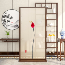 Chinese style screen partition living room home entrance Xuanguan Xiaousers Type modern minimalist decoration enter the door to shelter solid wood