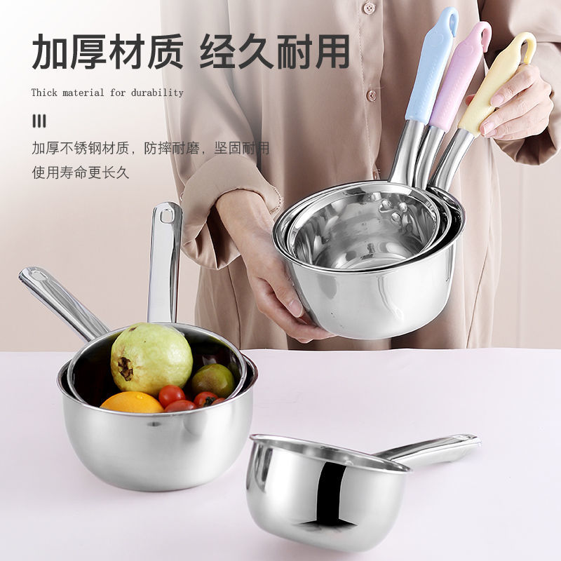 Stainless steel Water spoons kitchen Water ladylike Home Long handle thickened Deepwater Multi-style Size Number Water water rafting water spoons