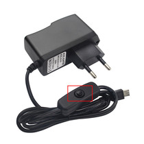 Adapted to Raspberry Pi power supply with switch 5V 2 5A power adapter Micro usb interface applicable 3B