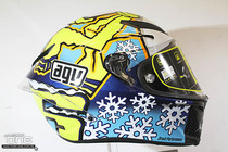 Agv Pista Snowman 2016 Winter Beta Limited Edition Full Carbon Fiber Motorcycle Helmet