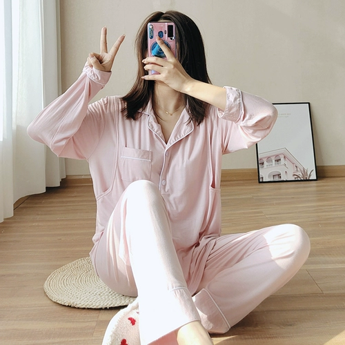 Летняя тонкая пижама для кормящих грудью для беременных, сшита из модала