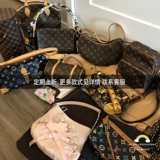 Подлинный средний пакет винтаж большой роскошный роскошный маджонг