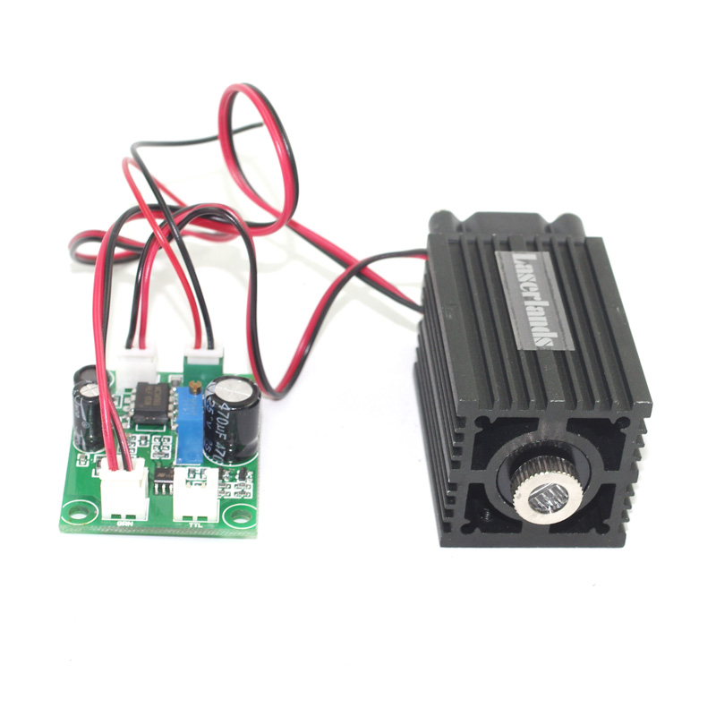 405nm 12VDC blue violet light dot shape cross laser component adjustable focus laser TTL PWM
