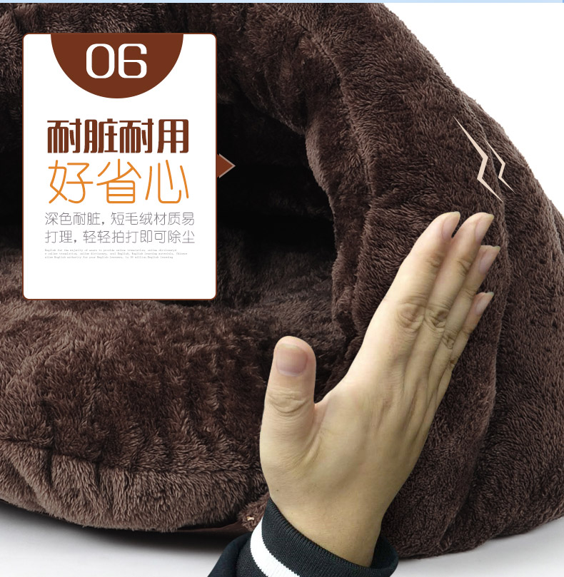 Mèo xả rác bốn mùa phổ quát phòng mèo trong nhà mùa đông sâu ngủ nửa kín mèo ngủ túi mat ấm cũi - Cat / Dog hàng ngày Neccessities bình nước cho mèo
