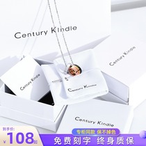 ck necklace for men and women 2021 New Four Color pendant double ring titanium steel does not fade Christmas gift small waist choker