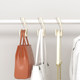 Bag hook artifact Japanese arched stackable bag rack bag strap non-deformable wardrobe entre scarf storage rack