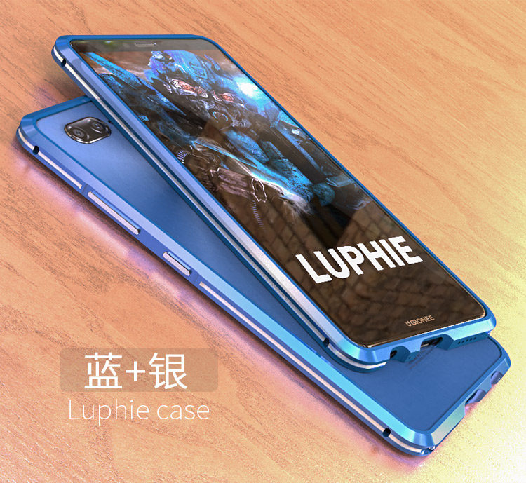 Luphie Bicolor Blade Sword Slim Light Aluminum Bumper Metal Shell Case for Gionee M7