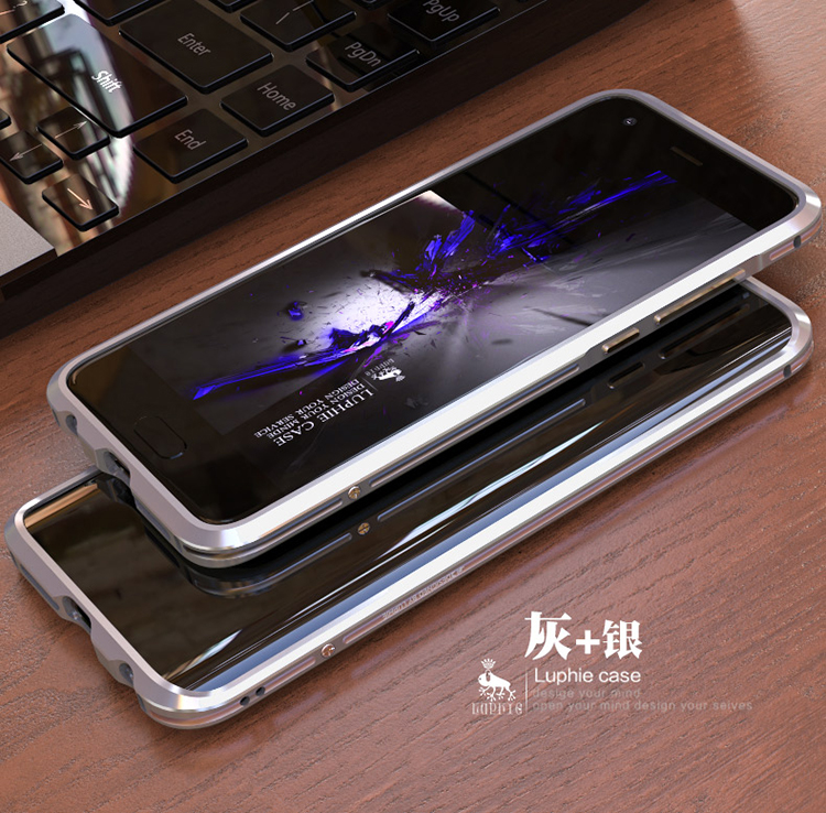 Luphie Bicolor Blade Sword Slim Light Aluminum Bumper Metal Shell Case for Huawei Honor 9