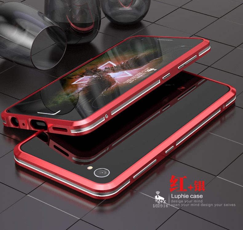 Luphie Bicolor Blade Sword Slim Light Aluminum Bumper Metal Shell Case for Lenovo ZUK Z2