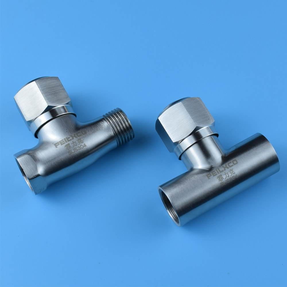 Dric 304 stainless steel straight through valve 4 well-defined double inside and outside wire switch water heater Quick open water stop valve